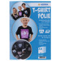 Herma Tranp. Tshirt A4 p.Textile foncé et Noir, 20 Feuilles 4527 Herma Tranp. Tshirt A4 p.Textile foncé et Noir, 20 Feuilles 4527