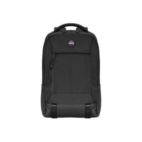 Port Designs Sac à Dos pc pour Ordinateur Portable Moderne & Confortable Base résitante à l'eau Torino II 15.6/16 Pouces Noir