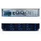 FANTEC 2563 SRC-2012X07-12G/6G 19" 4U 680mm Storage Case, 12x SAS/SATA Slots with 2 Status LEDs Each, Slots for 3.5" and 2.5" Da FANTEC 2563 SRC-2012X07-12G/6G 19" 4U 680mm Storage Case, 12x SAS/SATA Slots with 2 Status LEDs Each, Slots for 3.5" and 2.5" Da