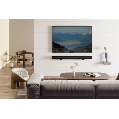 My Wall HZ 30 L Support pour Barre de Son Rigide Noir 2 pc(s)