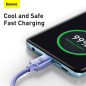 Baseus Crystal Shine Câble de charge PD Type-C Violet 100 W 120 cm Baseus Crystal Shine Câble de charge PD Type-C Violet 100 W 120 cm