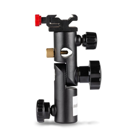 Walimex Support de flash et parapluie en métal (pour flashes compacts et parapluies réflecteurs et translucides)