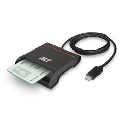 ACT Lecteur de Carte Eid Belgium, Lecteur de Carte USB C, ne Convient Pas pour l'application d'identité 2, Power LED AC6020