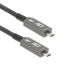 ACT Câble optique actif USB C 3.2 Gen2 10 Gbps haute vitesse pour vidéoconférence Smartboard AK4307 7,5 m