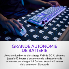 Alienware AW920K Clavier Gaming Sans Fil Trimode QWERTY, Cherry MX Red, touches PBT durables, rétroéclairage AlienFX RVB 16,8 M 