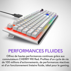 Alienware AW920K Clavier Gaming Sans Fil Trimode QWERTY, Cherry MX Red, touches PBT durables, rétroéclairage AlienFX RVB 16,8 M 