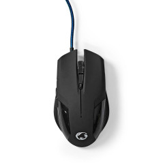 NEDIS Souris de Jeu | Filaire | DPI: 1200/2400 / 4800/7200 dpi | PPP (DPI) réglable | Nombre de Boutons: 6 | Boutons progra