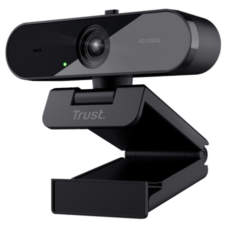 Trust TW-200 Webcam Full HD Con Gran Angular Negra