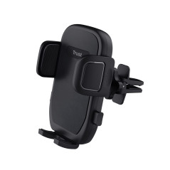 Trust Runo Support de Téléphone, Monture de Volet d'Aération, Support Sécurisé, Bouton de Déblocage Rapide, Pince Arrière Revêtu