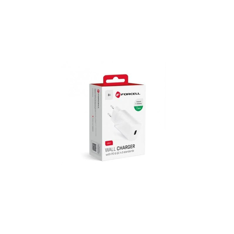 Chargeur LMobile USB-C universel Travel Forcell Branco