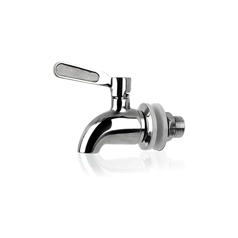 QINGHEC 1 Pièce 5/8 inch Robinets Distributeurs de Boissons en Verre, Distributeur de Boissons en Acier Inoxydable Robinet, Robi QINGHEC 1 Pièce 5/8 inch Robinets Distributeurs de Boissons en Verre, Distributeur de Boissons en Acier Inoxydable Robinet, Robi