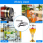 QINGHEC 1 Pièce 5/8 inch Robinets Distributeurs de Boissons en Verre, Distributeur de Boissons en Acier Inoxydable Robinet, Robi QINGHEC 1 Pièce 5/8 inch Robinets Distributeurs de Boissons en Verre, Distributeur de Boissons en Acier Inoxydable Robinet, Robi