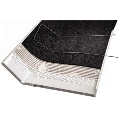 Xavax Filtre à charbon actif/filtre plat pour extracteur, ensemble de 2 p.