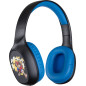 Konix One Piece Casque Audio sans Fil Bluetooth 5.3 pour Smartphones et tablettes - Autonomie 30 h - Câble Jack 3,5 mm - Motif L