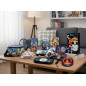 Konix One Piece Casque Audio sans Fil Bluetooth 5.3 pour Smartphones et tablettes - Autonomie 30 h - Câble Jack 3,5 mm - Motif L