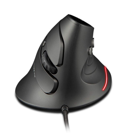 zelotes Souris Ergonomique Filaire,3200 DPI,6 Boutons,Repose-Poignet Amovible,LED,Souris Verticale Optique USB pour PC,Ordinateu