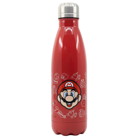 Stor Bouteille en acier inoxydable avec graphismes Super Mario, capacité 780 ml