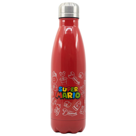 Stor Bouteille en acier inoxydable avec graphismes Super Mario, capacité 780 ml