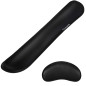 Gimars 2 Pcs Repose-Poignets Souris et Clavier Extra Large en Mousse à Mémoire, Support Wrist Rest Ergonomique Antidérapant pour Gimars 2 Pcs Repose-Poignets Souris et Clavier Extra Large en Mousse à Mémoire, Support Wrist Rest Ergonomique Antidérapant pour