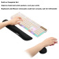 Gimars 2 Pcs Repose-Poignets Souris et Clavier Extra Large en Mousse à Mémoire, Support Wrist Rest Ergonomique Antidérapant pour Gimars 2 Pcs Repose-Poignets Souris et Clavier Extra Large en Mousse à Mémoire, Support Wrist Rest Ergonomique Antidérapant pour