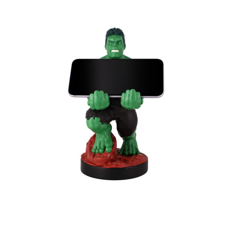 Cableguys Marvel Hulk Support Manette et Porte Telephone - Gaming Accessoire et Figurine pour Bureau et Gamer Setup, Compatible 