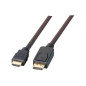 EFB DisplayPort Câble HDMI FullHD A-A St-St, 2 m, noir EFB DisplayPort Câble HDMI FullHD A-A St-St, 2 m, noir