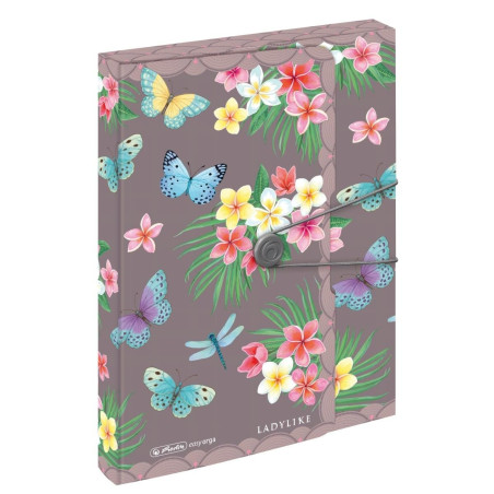 Herlitz Boîte de collection A4 PP Ladylike Butterflies