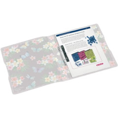 Herlitz Classeur à anneaux PP A4 2 anneaux 16 mm Ladylike Butterflies Détails du produit