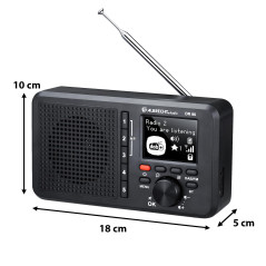 Albrecht DR 86-27861 - Petite Radio pour Personnes âgées - Dab+/FM - Streaming de Musique - Batterie intégrée de 2200 mAh - Tran