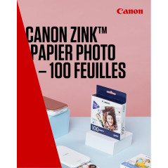 Canon Pack de 100 feuilles Zink ZP 2030 pour Zoemini 1 et 2
