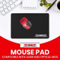 New Horrizon Grand tapis de souris de gaming avec base en caoutchouc antidérapant Noir 290 x 210 x 5 mm New Horrizon Grand tapis de souris de gaming avec base en caoutchouc antidérapant Noir 290 x 210 x 5 mm