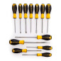 STANLEY STHT0-60208 Jeu de 6 tournevis essentiels Jaune, jaune, STA060212 STANLEY STHT0-60208 Jeu de 6 tournevis essentiels Jaune, jaune, STA060212