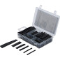 BGS Diy 88152 | Assortiment de gaines thermorétractables | noir | 90 pièces