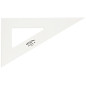 Graphoplex Equerre 60° 3 bords droits 26 cm Transparent
