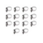 Lot de 14 colliers de serrage réglables en acier inoxydable 304 - 6 à 12 mm - De qualité supérieure - Anti-rouille - Durable - P Lot de 14 colliers de serrage réglables en acier inoxydable 304 - 6 à 12 mm - De qualité supérieure - Anti-rouille - Durable - P