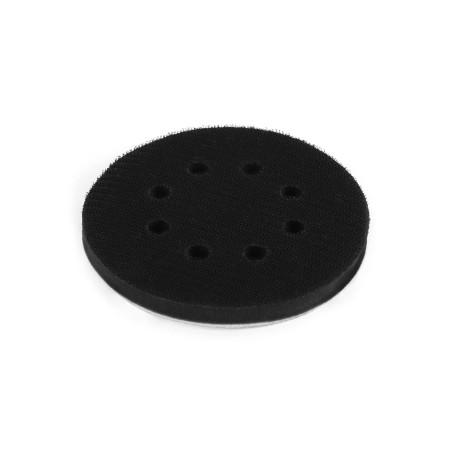 QWORK® 2PCS 125mm Tampon de Ponçage Souple, Tampon Interface en Éponge pour Disques de Ponçage (8 Trous)