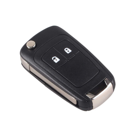 Heart Horse 2 PCS 2 Boutons Télécommande Porte-clés de Voiture Fob de Remplacement Compatible avec Vauxhall Opel Bu-i-CK Astra I