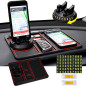 Tapis Antidérapant 4 en 1, Plateau Tableau Bord Voiture, Tapis Silicone Antidérapant à Rotation 360° Tapis Antidérapant 4 en 1, Plateau Tableau Bord Voiture, Tapis Silicone Antidérapant à Rotation 360°