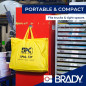 SPC® by Brady Kit Anti-Pollution Universel – Kit Absorbant pour Huiles, Eau, Solvants et Liquides de Refroidissement, Inclus 10 