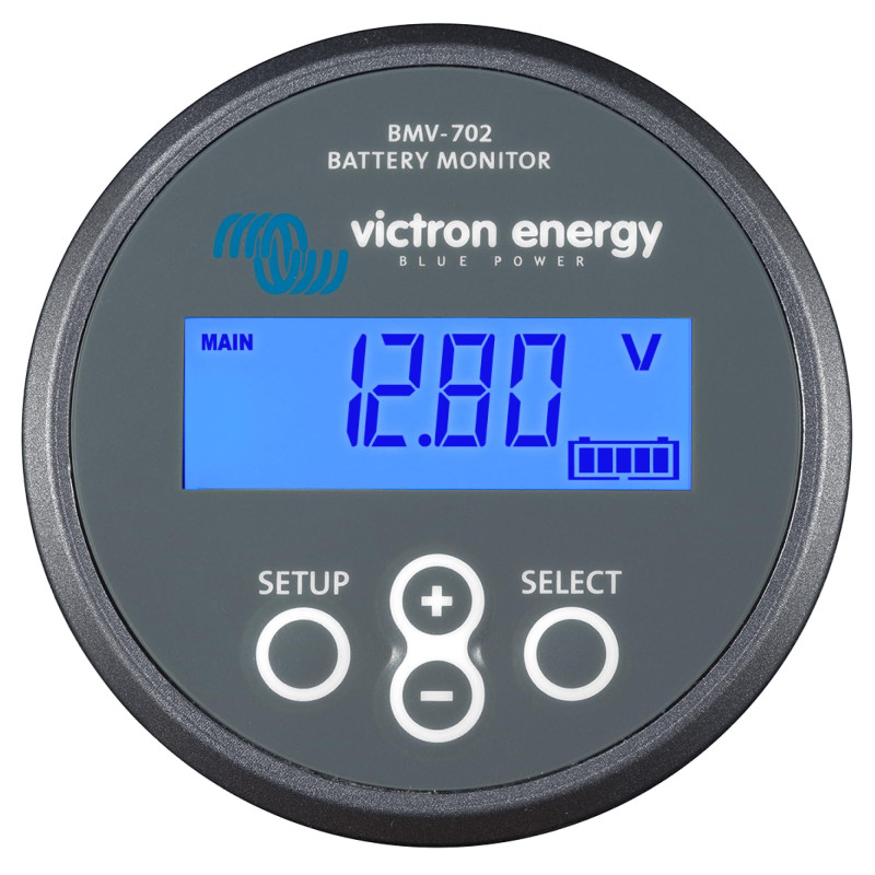 Victron Energy BMV-702 Moniteur de Batterie (Gris), Vente au Détail Victron Energy BMV-702 Moniteur de Batterie (Gris), Vente au Détail