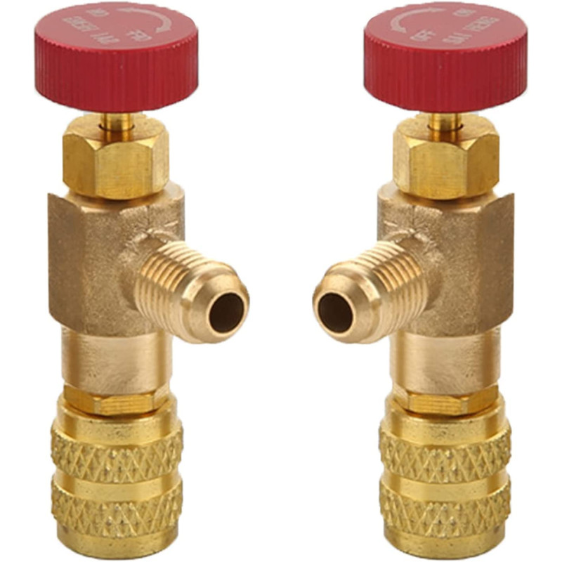 2 Pièces Soupape de Sécurité Liquide Adaptateur, Soupape de Sécurité R410A R22, Vanne de Régulation de Réfrigérant, Vanne de Ref 2 Pièces Soupape de Sécurité Liquide Adaptateur, Soupape de Sécurité R410A R22, Vanne de Régulation de Réfrigérant, Vanne de Ref