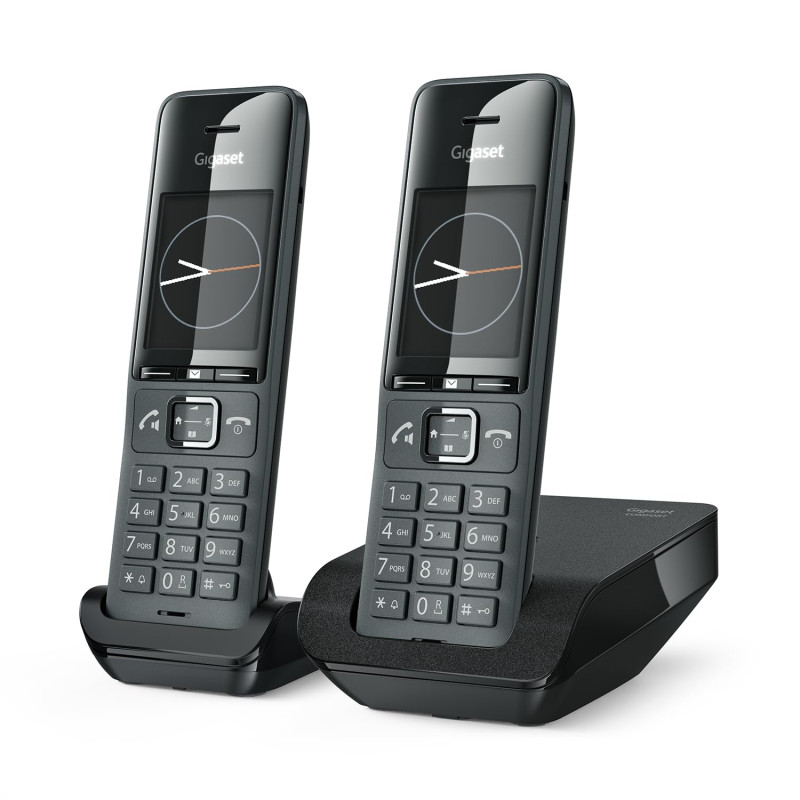 Gigaset Comfort 520 Duo - 2 Téléphones DECT sans Fil - Design élégant - qualité Audio supérieure - Blocage d'appels - Répertoire Gigaset Comfort 520 Duo - 2 Téléphones DECT sans Fil - Design élégant - qualité Audio supérieure - Blocage d'appels - Répertoire