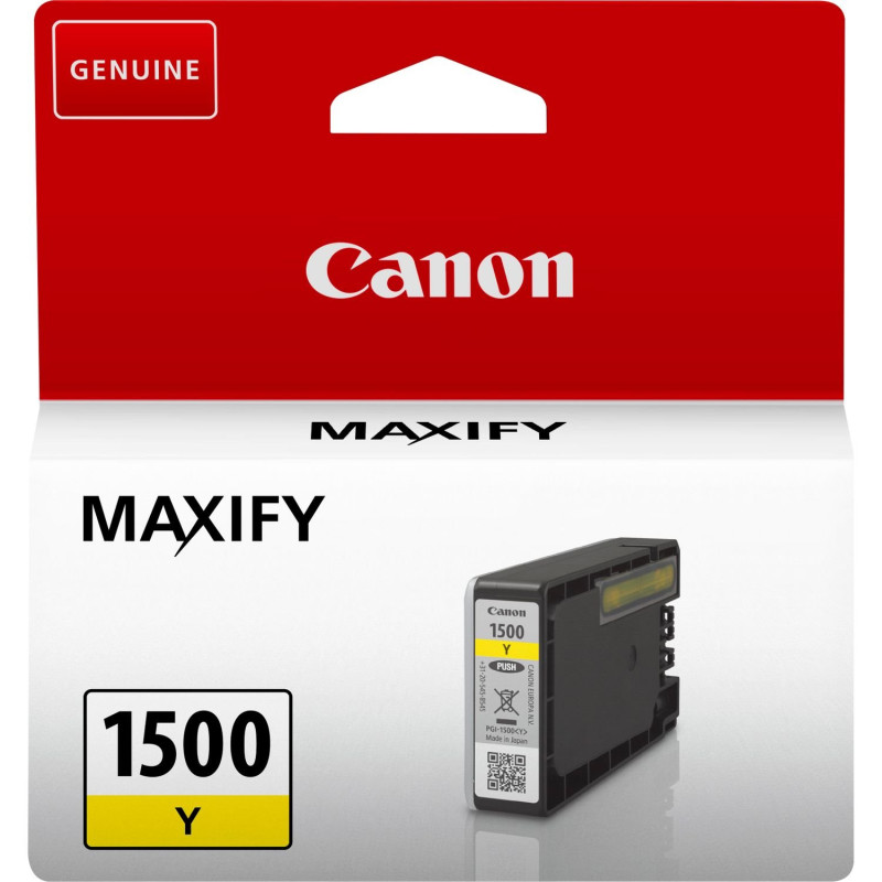Canon PGI-1500 Cartouche Y Jaune (Emballage carton)