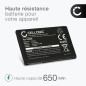 CELLONIC 1x Batterie pour Téléphone sans Fil Compatible avec Swissvoice Epure, L7, Epure fulleco Duo, C0487 - (650mAh, 3.7V) CELLONIC 1x Batterie pour Téléphone sans Fil Compatible avec Swissvoice Epure, L7, Epure fulleco Duo, C0487 - (650mAh, 3.7V)