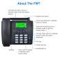 Lychee Téléphone de Bureau sans Fil GSM,Business IP Phone,avec écran 2,4" (Environ 6 cm),Téléphone Fixe de Bureau Hôtel Résident Lychee Téléphone de Bureau sans Fil GSM,Business IP Phone,avec écran 2,4" (Environ 6 cm),Téléphone Fixe de Bureau Hôtel Résident