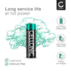 CELLONIC, Batterie Compatible avec Siemens Gigaset C620, Gigaset C620A, Gigaset C620H (2600mAh, 2X 1.2V) Batterie de Remplacemen