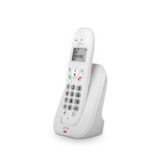 SPC Kairo - Téléphone Fixe sans Fil, Touches et écran éclairés, Identification de l'appelant, Volume Extra, compatibilité Gap, M