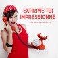 Opis Technology FunkyFon Cable : Téléphone rétro au Style des années 1920 avec Cadran Rotatif Rouge Opis Technology FunkyFon Cable : Téléphone rétro au Style des années 1920 avec Cadran Rotatif Rouge