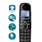 Amplicomms BigTel 1502 Duo, téléphone DECT sans Fil à Grosses Touches, 2 combinés, Audio-Boost, sonneries puissantes, Compatible Amplicomms BigTel 1502 Duo, téléphone DECT sans Fil à Grosses Touches, 2 combinés, Audio-Boost, sonneries puissantes, Compatible