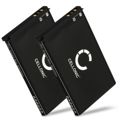 CELLONIC 2X Batterie pour Téléphone sans Fil Compatible avec Siemens Gigaset SL910, Gigaset SL910A, Gigaset SL910H, V30145-K1310